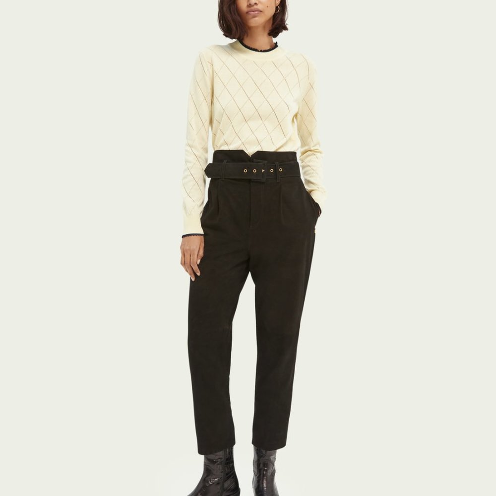 Beautiful Scotch & Soda Pointelle Stitch Sweater XL